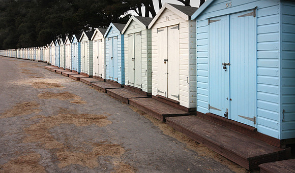 Row Of Huts